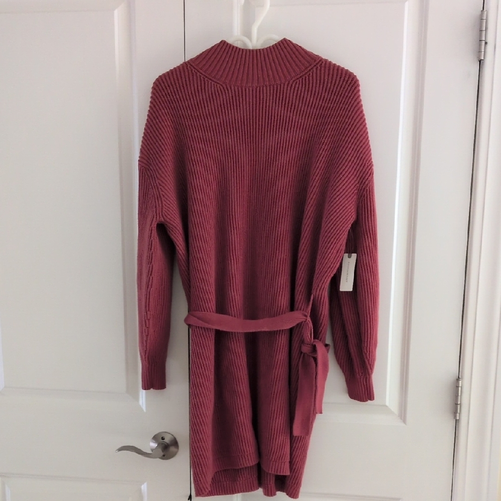 Anthropologie Maeve Ribbed Sweater Dress Medium NWT